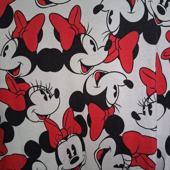Disney Womens Minnie Mouse Top Tee Plus Size 3X Short Sleeve Crew Neck Stretch - Picture 5 of 8